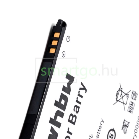 VHBW Telefon akkumulátor akku Elson BTY26182, BTY26184 - 2000mAh, 3.7V, Li-ion