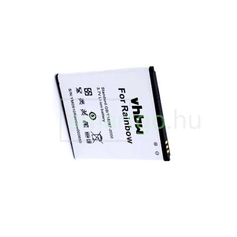 VHBW Telefon akkumulátor akku NGM BL-72 - 2000mAh, 3.7V, Li-ion