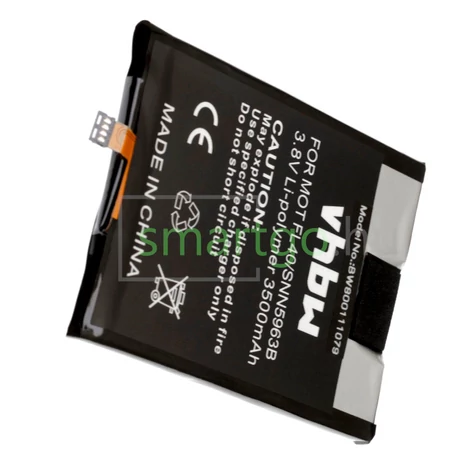 VHBW Telefon akkumulátor akku Motorola FL40, SNN5963B - 3500mAh, 3.8V, Li-polymer