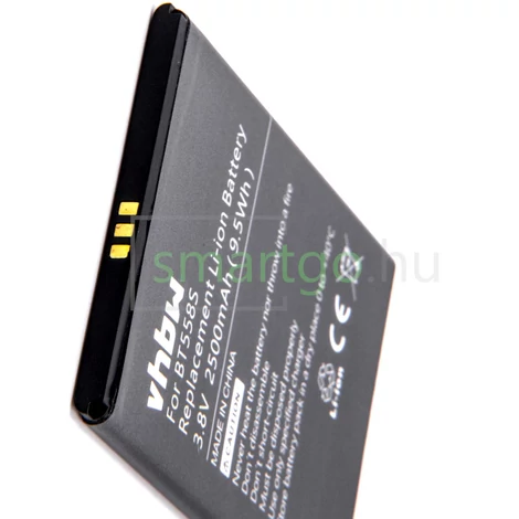 VHBW Telefon akkumulátor akku BT558s - 2500mAh, 3.8V, Li-polymer