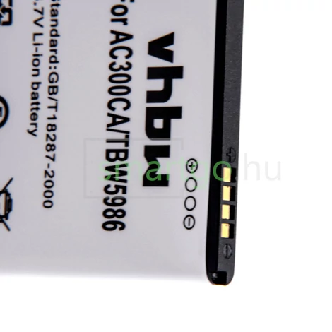 VHBW Telefon akkumulátor akku AC300CA - 1550mAh, 3.7V, Li-ion