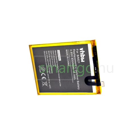 VHBW Telefon akkumulátor akku Meizu BA621 - 4000mAh, 3.85V, Li-polymer