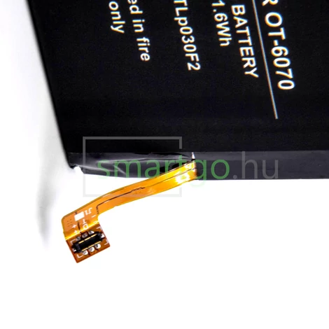VHBW Telefon akkumulátor akku Alcatel TLp030F1, TLp030F2 - 3000mAh, 3.84V, Li-polymer