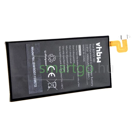 VHBW Telefon akkumulátor akku HTC 5H00269-00M, B2PZF100 - 3000mAh, 3.85V, Li-polymer