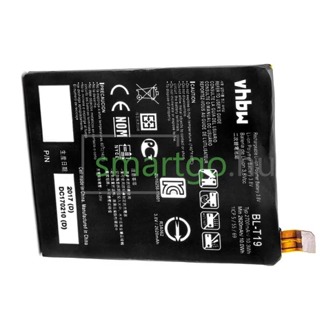 VHBW Telefon akkumulátor akku LG BL-T19 - 2600mAh, 3.8V, Li-polymer