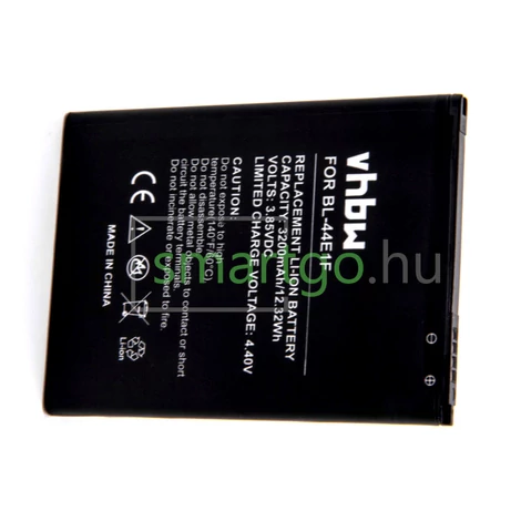 VHBW Telefon akkumulátor akku LG BL-44E1f, EAC63341101, PAC63320502 - 3200mAh, 3.85V, Li-ion