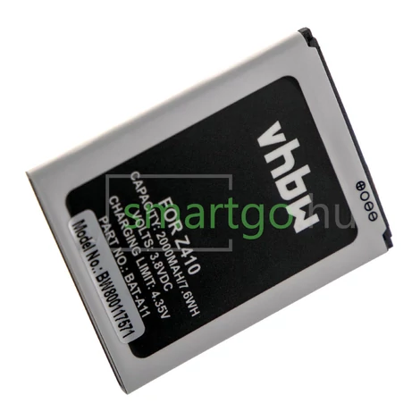 VHBW Telefon akkumulátor akku Acer BAT-A11 - 2000mAh, 3.8V, Li-ion