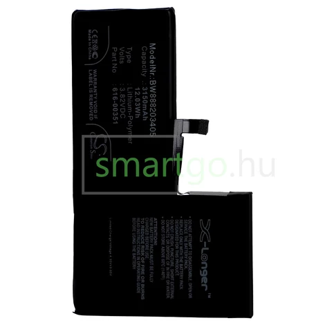 VHBW akkumulátor akku Apple iPhone X u.a. 3150mAh