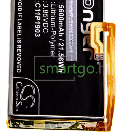 VHBW Telefon akkumulátor akku Asus 0B200-03720100, C11P1903 - 5600mAh, 3.85V, Li-polymer