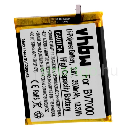 VHBW Telefon akkumulátor akku Blackview V575868P - 3500mAh, 3.8V, Li-polymer