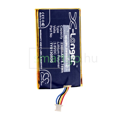 VHBW Telefon akkumulátor akku CAT TYS13G02Q - 2300mAh, 3.8V, Li-ion