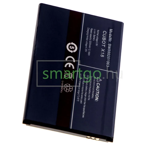 VHBW Telefon akkumulátor akku Cubot X18 - 3200mAh, 3.8V, Li-ion