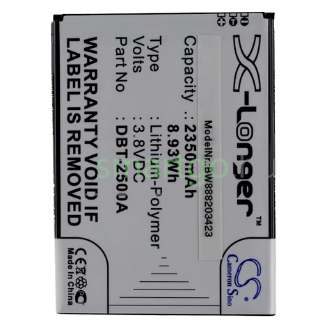 Senior VHBW Telefon akkumulátor akku Doro DBT-2500A - 2350mAh, 3.8V, Li-polymer
