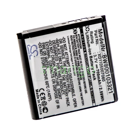 VHBW Telefon akkumulátor akku Doro DBB-1000C, XD1105007060, 5822 - 700mAh, 3.7V, Li-ion