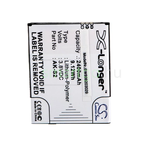 VHBW Telefon akkumulátor akku Emporia AK-S2 - 2400mAh, 3.8V, Li-polymer
