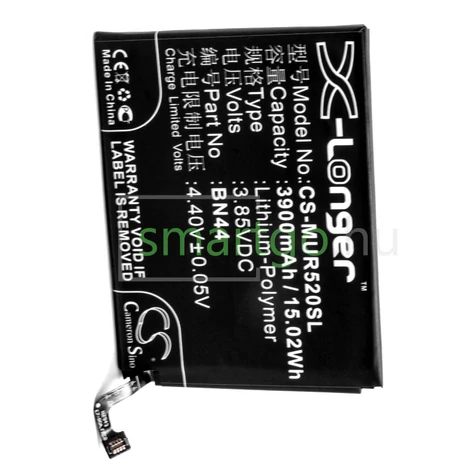 VHBW Telefon akkumulátor akku Xiaomi BN44 - 3900mAh, 3.85V, Li-polymer