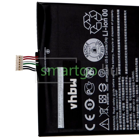 VHBW Telefon akkumulátor akku HTC 35H00220-01M - 2600mAh, 3.8V, Li-polymer
