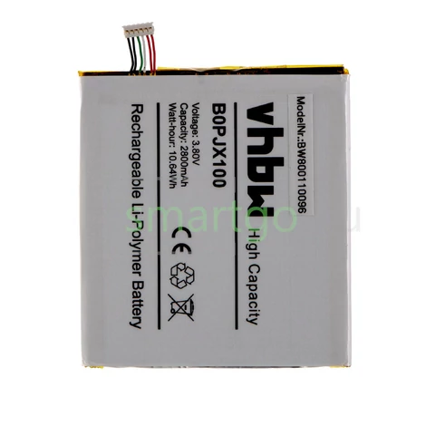 VHBW Telefon akkumulátor akku HTC 35H00249-00M, 35H00239-00M - 2800mAh, 3.85V, Li-polymer