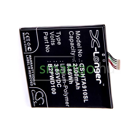 VHBW Telefon akkumulátor akku HTC 35H00259-00M, B2PWD100 - 2300mAh, 3.85V, Li-polymer