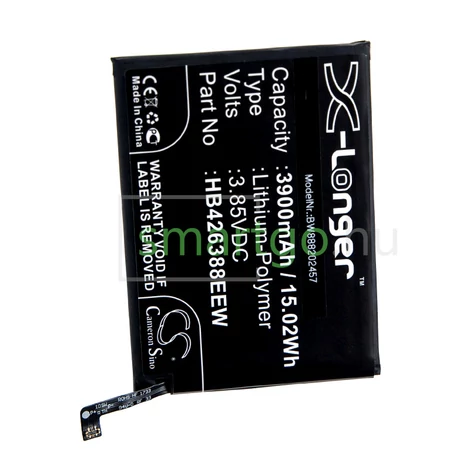VHBW Telefon akkumulátor akku Huawei HB426388EEW - 3900mAh, 3.85V, Li-polymer