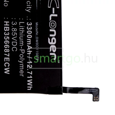 VHBW Telefon akkumulátor akku Huawei HB356687ECW - 3300mAh, 3.85V, Li-polymer