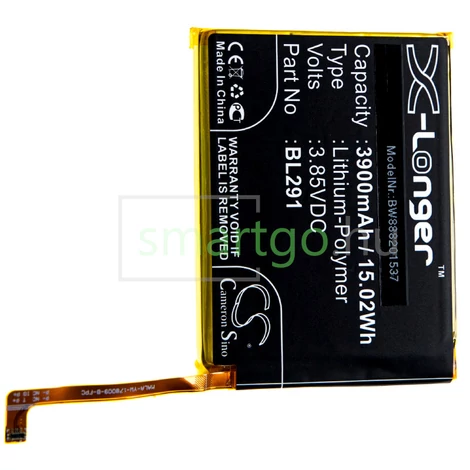 VHBW Telefon akkumulátor akku Lenovo BL291 - 3900mAh, 3.85V, Li-polymer