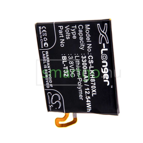 VHBW Telefon akkumulátor akku LG BL-T32, EAC63438701 - 3300mAh, 3.8V, Li-polymer