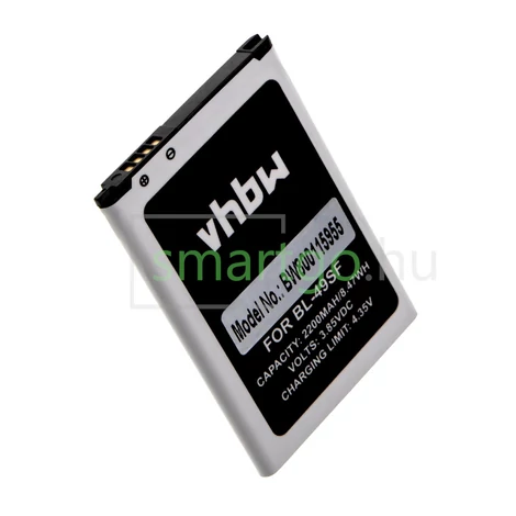 VHBW Telefon akkumulátor akku LG BL-49SF, EAC92919001 - 2200mAh, 3.85V, Li-ion