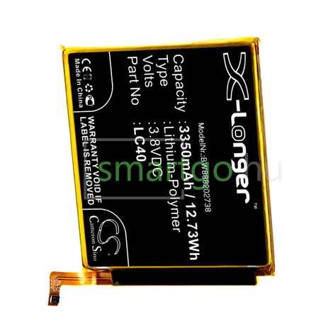 VHBW Telefon akkumulátor akku Motorola LC40 - 3350mAh, 3.8V, Li-polymer