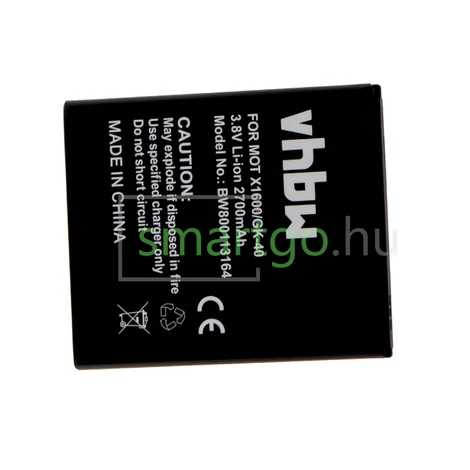 VHBW Telefon akkumulátor akku Motorola GK40 - 2700mAh, 3.8V, Li-ion