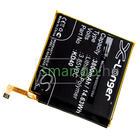 VHBW Telefon akkumulátor akku Motorola KD40 - 3800mAh, 3.85V, Li-polymer