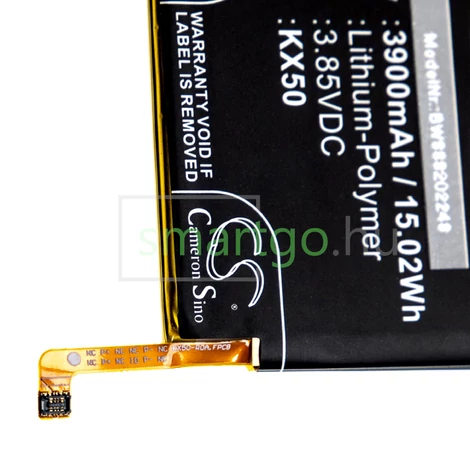 VHBW Telefon akkumulátor akku Motorola KX50 - 3900mAh, 3.85V, Li-polymer