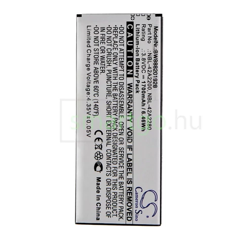 VHBW Telefon akkumulátor akku TP-Link/ Neffos NBL-42A2200 - 1700mAh, 3.8V, Li-ion
