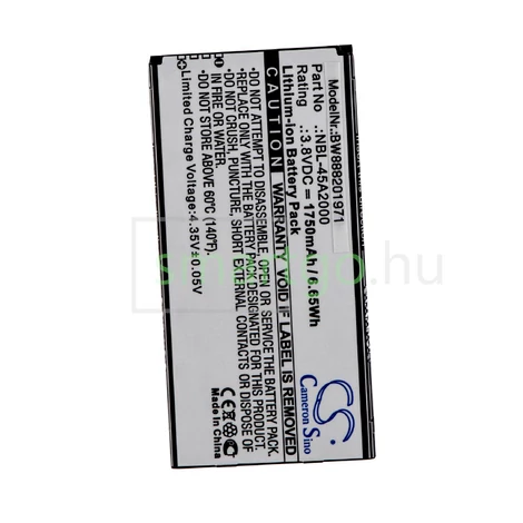 VHBW Telefon akkumulátor akku Neffos/TP-Link NBL-45A2000 - 1750mAh, 3.8V, Li-ion