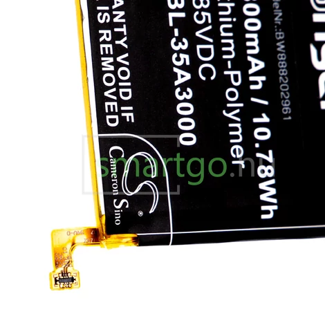 VHBW Telefon akkumulátor akku Neffos NBL-35A3000 - 2800mAh, 3.85V, Li-polymer