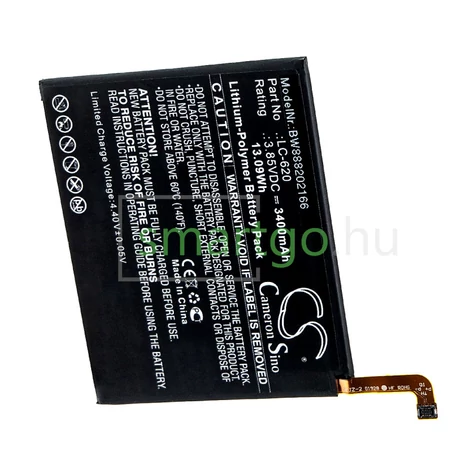 VHBW Telefon akkumulátor akku Nokia LC-620 - 3400mAh, 3.85V, Li-polymer