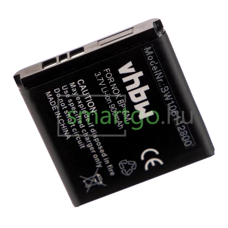 VHBW Telefon akkumulátor akku Nokia BP-6M - 900mAh, 3.7V, Li-ion