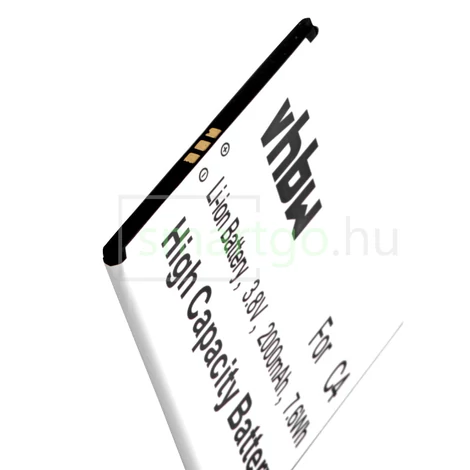 VHBW Telefon akkumulátor akku Oukitel C4 - 2000mAh, 3.8V, Li-ion