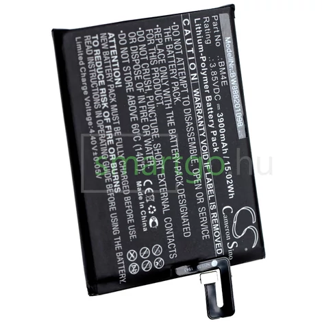 VHBW Telefon akkumulátor akku Xiaomi / Pocophone BM4E - 3900mAh, 3.85V, Li-polymer