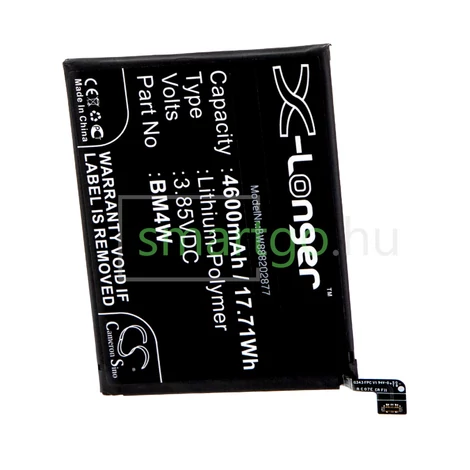 VHBW Telefon akkumulátor akku Redmi / Xiaomi BM4W - 4600mAh, 3.85V, Li-polymer