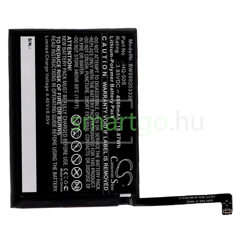 VHBW Telefon akkumulátor akku Samsung HQ-50S - 4900mAh, 3.85V, Li-polymer
