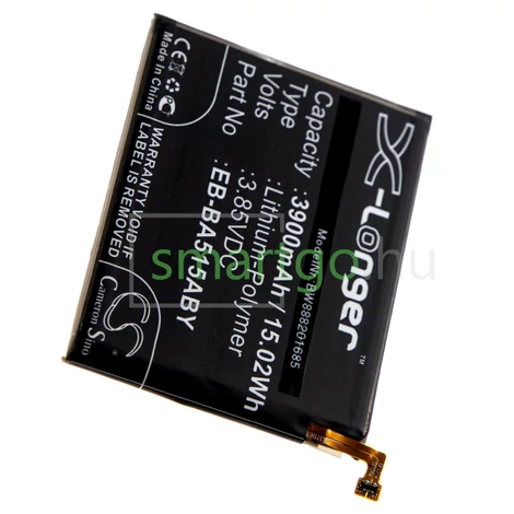VHBW Telefon akkumulátor akku Samsung EB-BA515ABE, EB-BA515ABY - 3900mAh, 3.85V, Li-polymer
