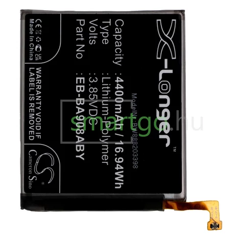 VHBW Telefon akkumulátor akku Samsung EB-BA908ABY, GH82-21089A - 4400mAh, 3.85V, Li-polymer