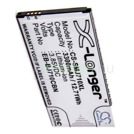 VHBW Telefon akkumulátor akku Samsung EB-BJ710CBA - 3300mAh, 3.85V, Li-ion