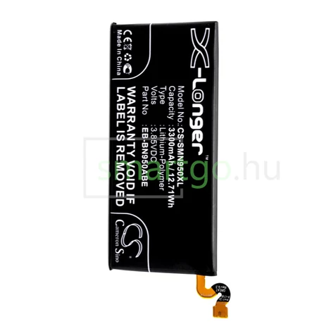 VHBW Telefon akkumulátor akku Samsung EB-BN950ABE, GH82-15090A - 3300mAh, 3.85V, Li-polymer