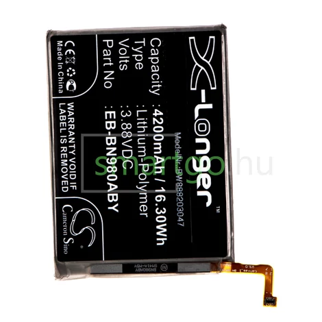 VHBW Telefon akkumulátor akku Samsung EB-BN980ABY, GH82-23496A - 4200mAh, 3.88V, Li-polymer