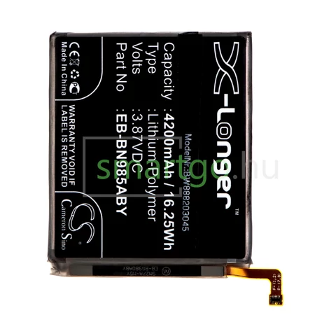 VHBW Telefon akkumulátor akku Samsung EB-BN985ABY, GH82-23333A - 4200mAh, 3.87V, Li-polymer