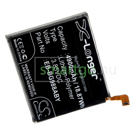 VHBW Telefon akkumulátor akku Samsung EB-BG988ABY - 4900mAh, 3.85V, Li-polymer