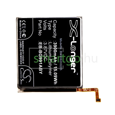 VHBW Telefon akkumulátor akku Samsung EB-BG991ABY, GH82-24537A - 3900mAh, 3.87V, Li-polymer