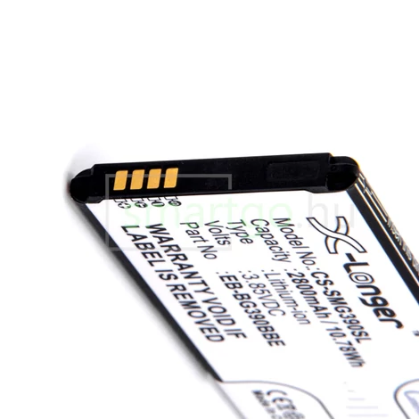 VHBW Telefon akkumulátor akku Samsung EB-BG390BBE - 2800mAh, 3.8V, Li-polymer